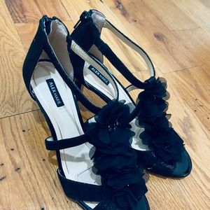 Womens Black size 8 shoes heels